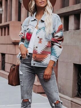 Western Denim Jacket Size XL